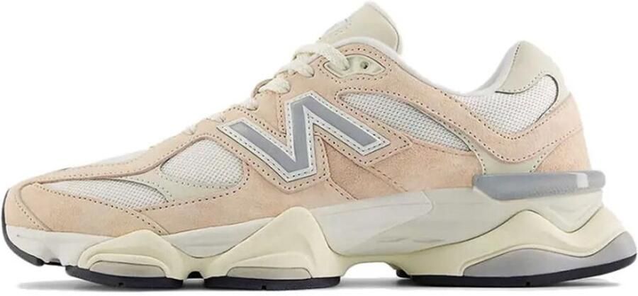 New Balance Perzikroze Sneakers Paneelontwerp Pink Dames - Foto 2