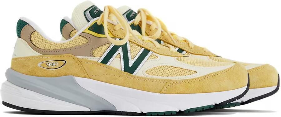 New Balance 990 Sulfur Green Sneakers Heren Made In USA