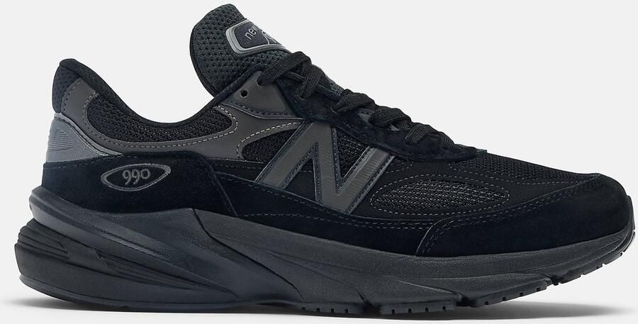New Balance 990v6 Black Black Zwart 990 Lifestyle Unisex Sneakers