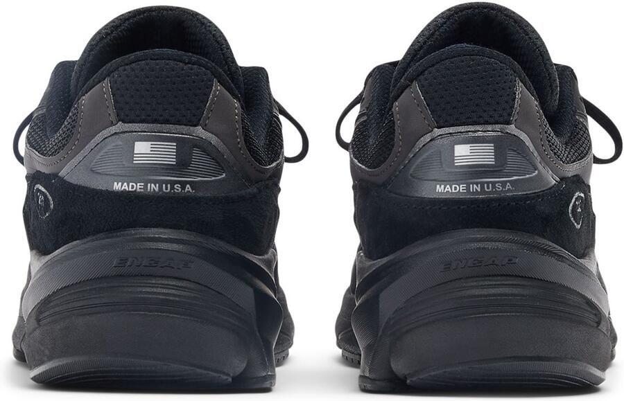 New Balance 990v6 Made in USA Sneakers Triple Black Zwart 990 Lifestyle Unisex