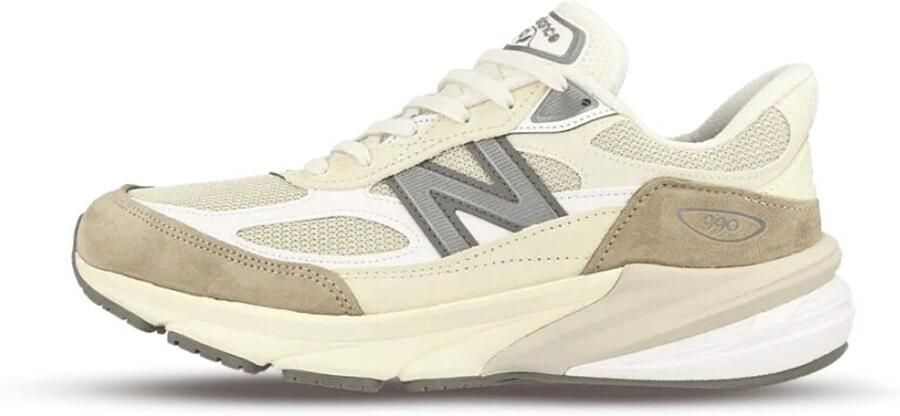 New Balance 990v6 Made in USA Mindful Grey Bone Grijs Wit 990 Lifestyle Heren Sneakers voor Mannen