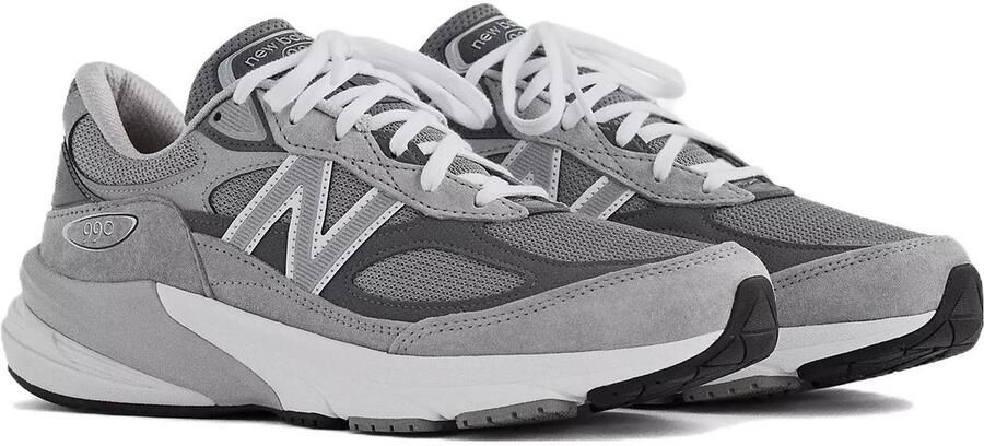 New Balance 990v6 Sneakers Grey (Castlerock) Grijs Wit 990 Lifestyle Dames Sneakers
