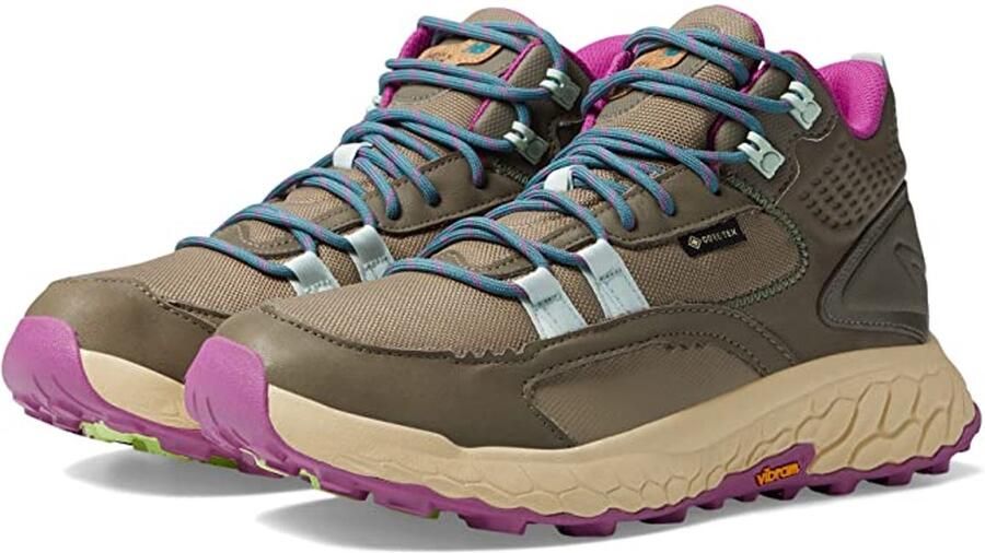 New Balance Women's Fresh Foam X Hierro Mid Wandelschoenen olijfgroen beige