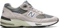 New Balance "Grijze Leren Sneakers met Reflecterende Details" Grijs Dames - Lichtgrijs