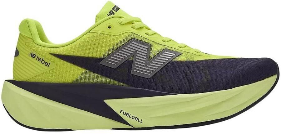 New balance Loopschoen 'Rebel V5' limoen donkerlila zwart