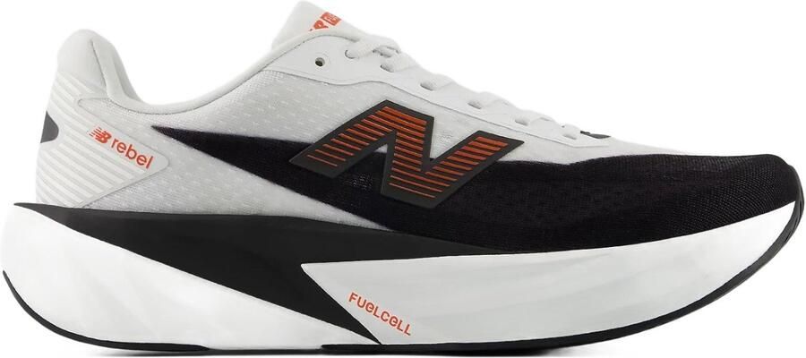 New Balance FuelCell Rebel v5 Hardloopschoenen Wit Zwart Heren