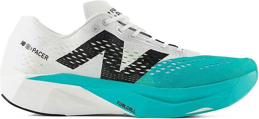 New Balance FuelCell SuperComp Pacer V2 Hardloopschoenen Cyber Jade WitZwart