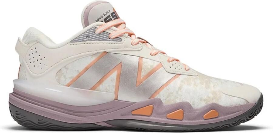New Balance Hesi Low V2 Basketbalschoenen Beige Wit 1 2