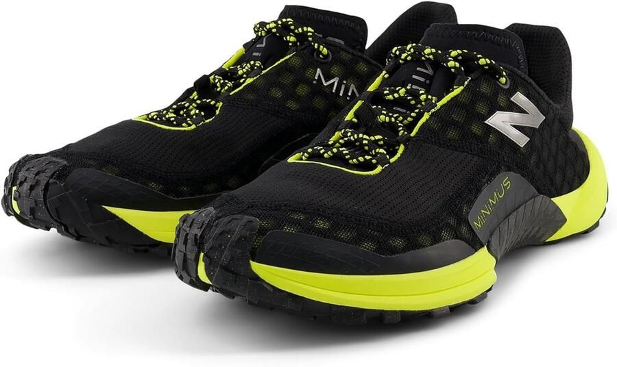 New Balance Minimus V1 Trail Hardloopschoenen Black Firefly Ginger Lemon - Foto 3
