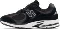 New Balance Zwarte Sneakers voor Dames met Platte Zool en Veters Zwart - Zwart