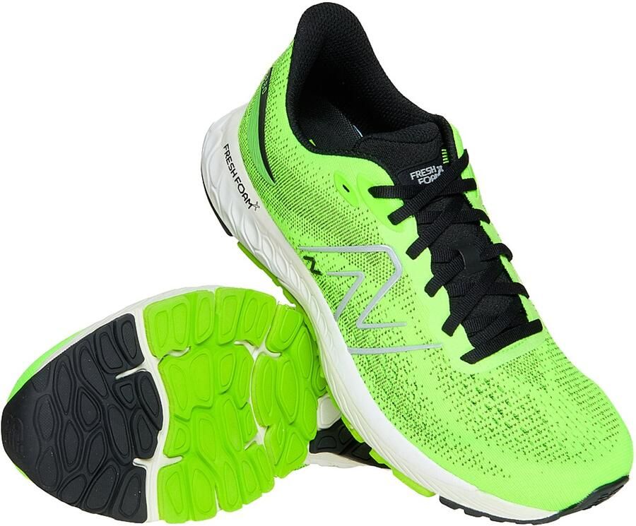 New Balance M880N12 Heren Sportschoen Neon Groen Extra breed