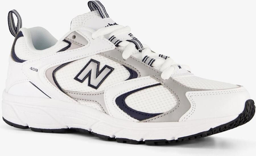 New Balance 408 sneakers wit zwart Uitneembare zool