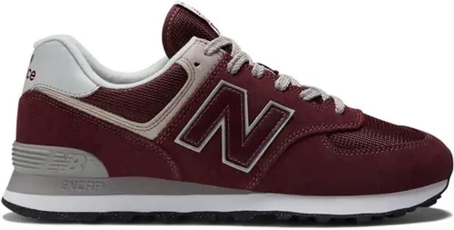 New balance Sneakers laag '574' poederroze robijnrood wit - Foto 6