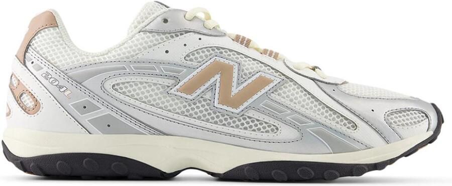 New Balance Sneakers Unisex U204LSWA Silver Metallic Flat Taupe