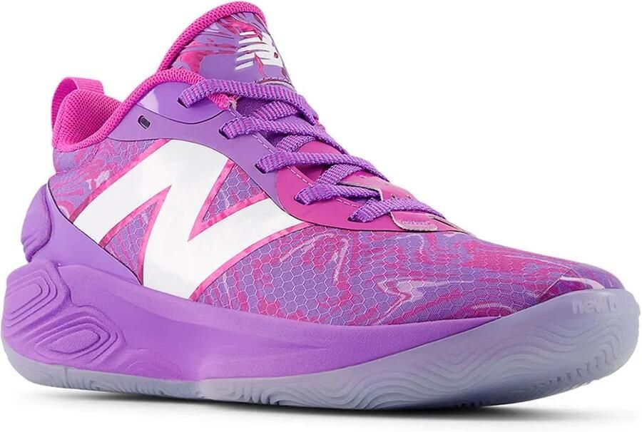 New Balance Two Wxy V5 Junior Basketbalschoenen Paars Meisjes