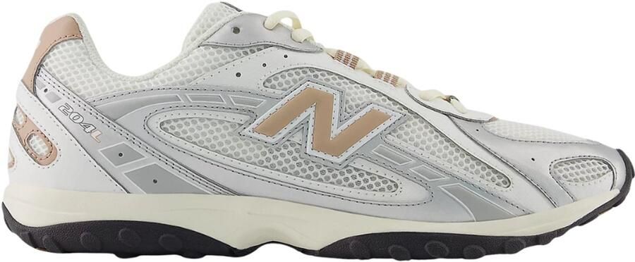 New Balance U204LSWA Silver Metalli Flat Taupe