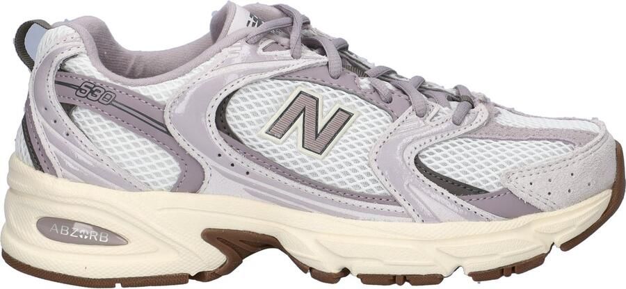 New balance Sneakers laag '530' crème lichtgrijs mauve - Foto 2