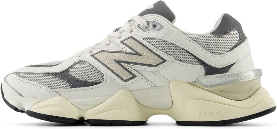 New Balance 9060 Sea Salt Castlerock Wit Grijs 9060 Lifestyle Unisex Sneakers