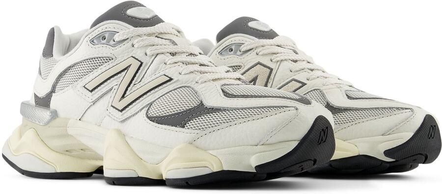 New Balance 9060 Sea Salt Castlerock Wit Grijs 9060 Lifestyle Unisex Sneakers