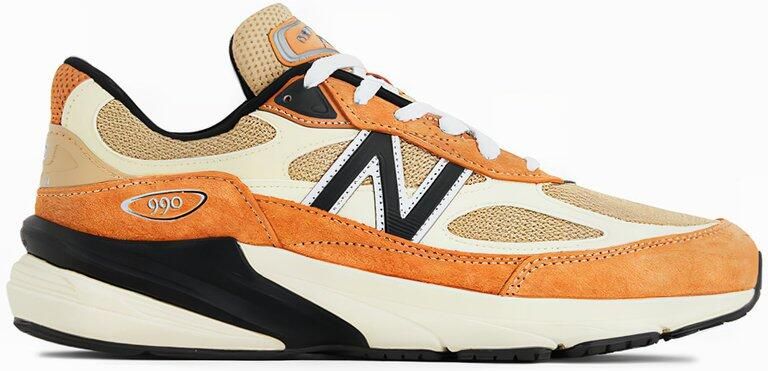 New Balance U990T06 Sneaker Oranje Beige Heren