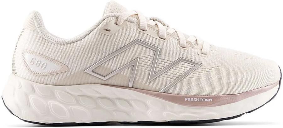 New Balance W680cd8 Hardloopschoenen Beige 1 2 Vrouw