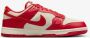 New Balance Nike Dunk Low Dames Sneaker Rood Wit Doos zonder deksel - Thumbnail 1