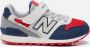 New Balance 996 sneakers wit donkerblauw grijs Mesh Meerkleurig 34.5 - Thumbnail 3