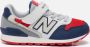 New Balance 996 sneakers wit donkerblauw grijs Jongens Meisjes Mesh Meerkleurig 34.5 - Thumbnail 2