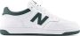 New Balance Groene platte sneakers geïnspireerd op basketbalmodellen Wit - Thumbnail 2