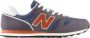 New Balance 373 V2 sneakers grijs oranje blauw - Thumbnail 8