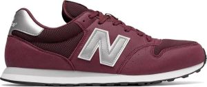 New Balance Sneakers Mannen donkerrood zilver