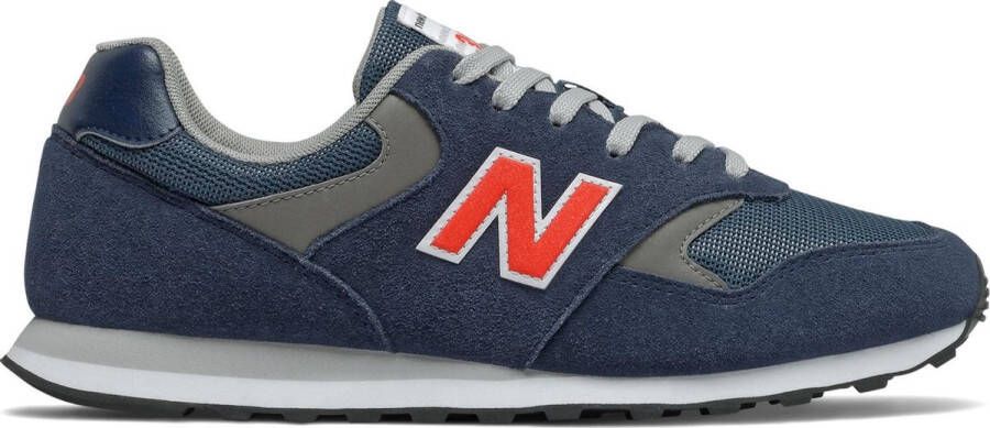 New Balance 393 sneakers donkerblauw grijs rood
