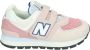 New Balance 574 sneakers roze wit donkerblauw Suede Logo 34.5 - Thumbnail 5