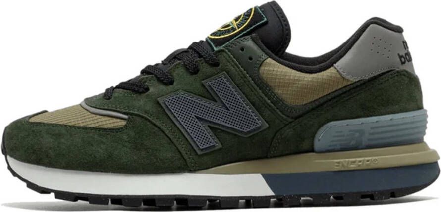 New Balance Stone Island x 574 'Legacy Dark Green' (SNEAKERHYPE)