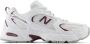 New Balance U530CSF White Dark Ice Wine - Thumbnail 1