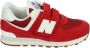 New Balance 574 sneakers rood wit - Thumbnail 2