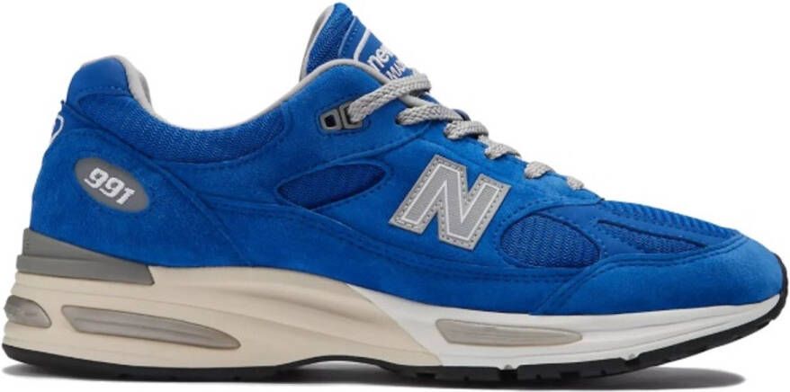 New Balance V911 'Made In' Dazzling Blue Heren Sneakers Schoenen Blauw Suede