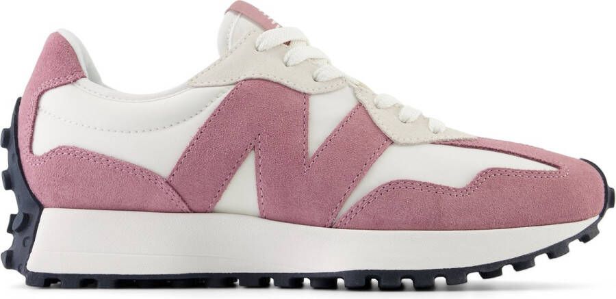New Balance Roze Sneakers Ronde Neus Tech Stof Multicolor Dames