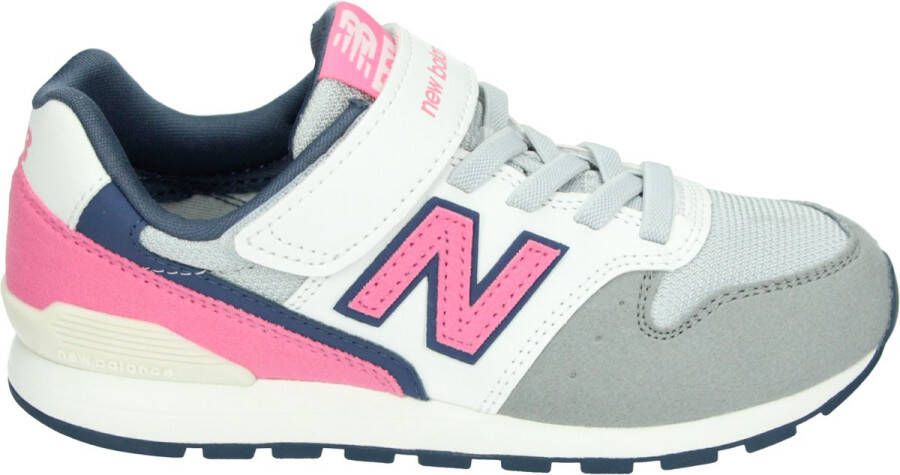 New Balance 996 sneakers wit grijs roze Jongens Meisjes Mesh Meerkleurig 34.5
