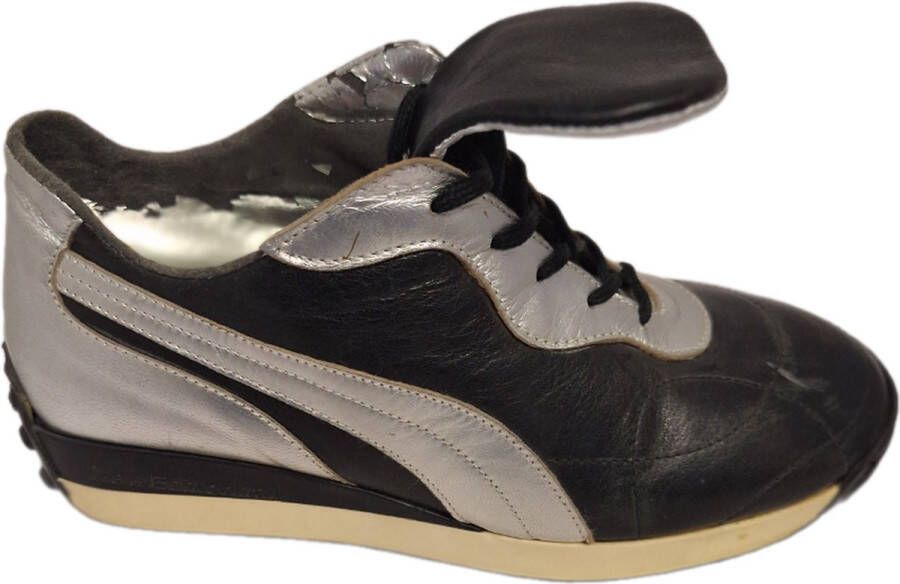 New Edition SNEAKER 276-LEER-BLACK SILVER