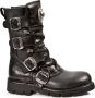 New Rock M-1473-S1 Laarzen 39 Shoes Zwart Zilverkleurig - Thumbnail 1