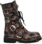 New Rock Laarzen M-1473-S42 Zwart Rood - Thumbnail 2
