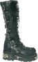New Rock Laarzen M-161-S1 Zwart Zilverkleurig - Thumbnail 3
