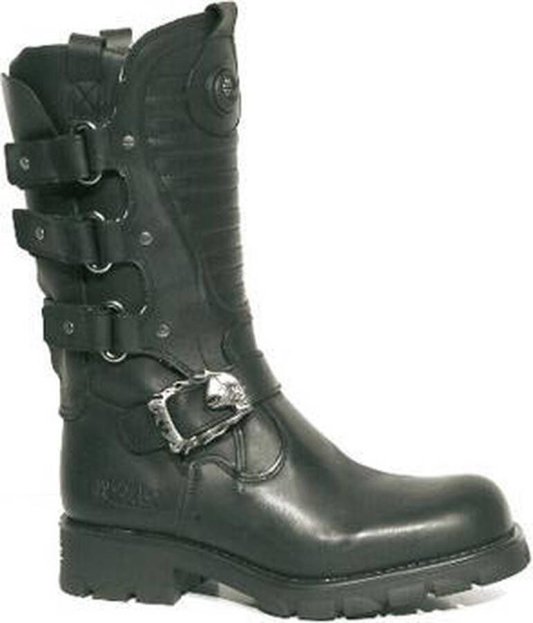 Newrock New Rock Laarzen M-7604-S1 Zwart Zilverkleurig