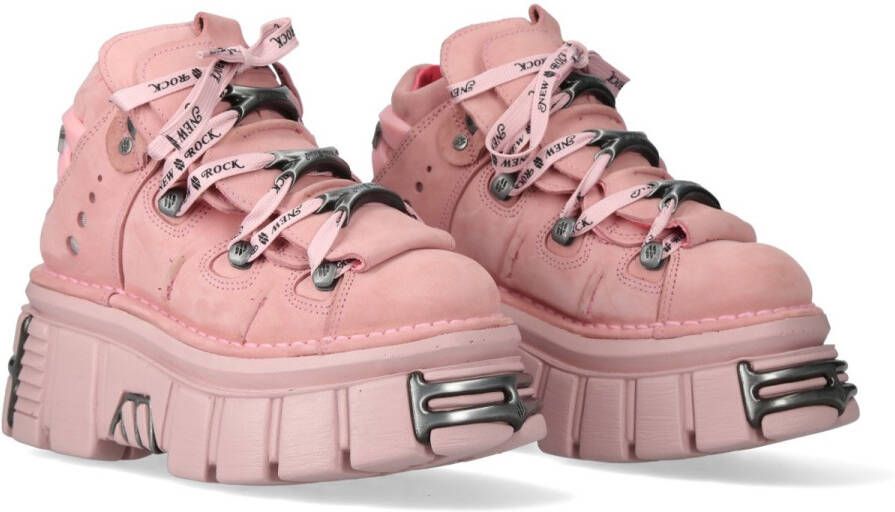 New Rock M-106- Plateau Laarzen 44 Shoes Roze
