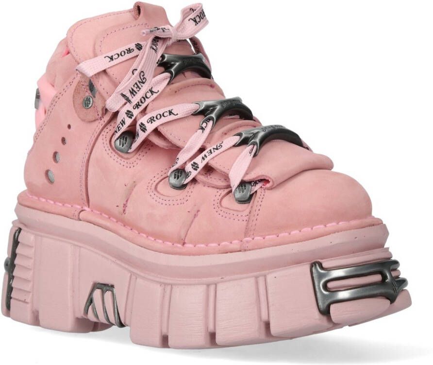 New Rock M-106- Plateau Laarzen 45 Shoes Roze