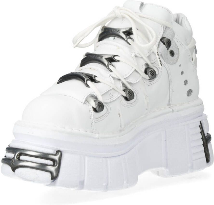 New Rock M-106-S121 Plateau schoenen Wit