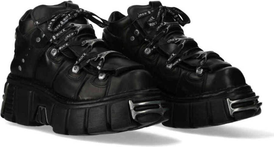 New Rock M-106LACE-S1 Plateau sneakers 43 Shoes Zwart