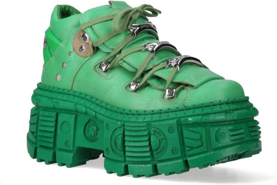 New Rock M-106WALL- Plateau Laarzen 36 Shoes Groen