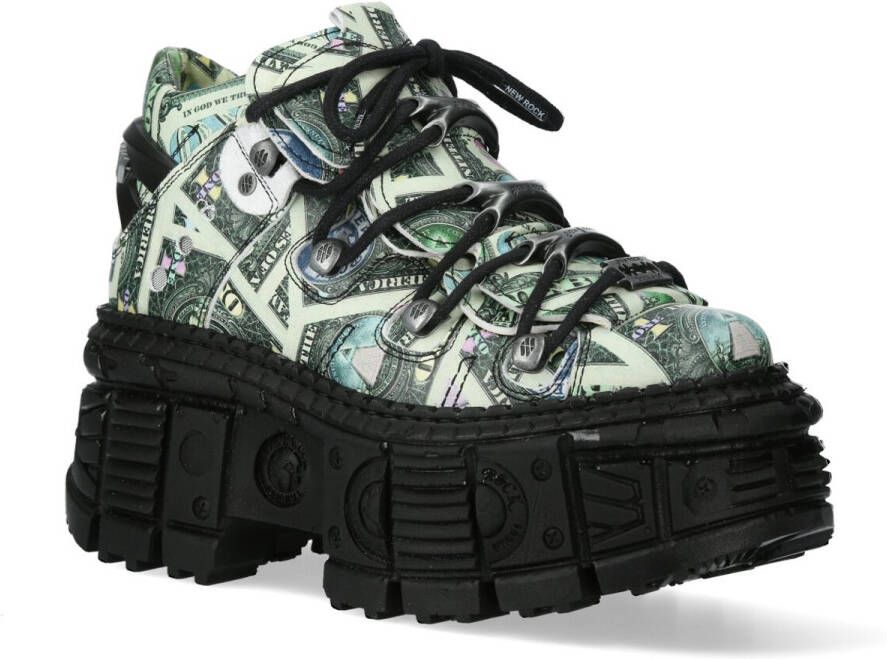 New Rock M-106WALL- Plateau Sneakers 45 Shoes Zwart